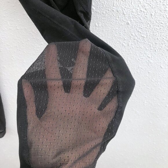 ATHLETA Black Side Pocket High Rise Legging Mesh Small Size - Picture 7 of 11